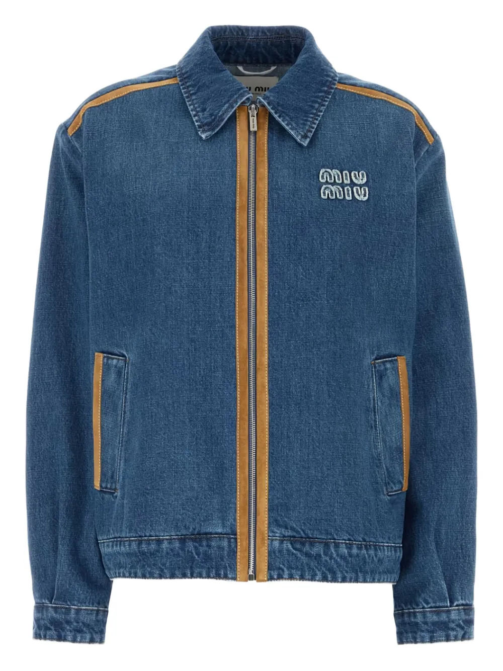 Miu Denim jack Blauw
