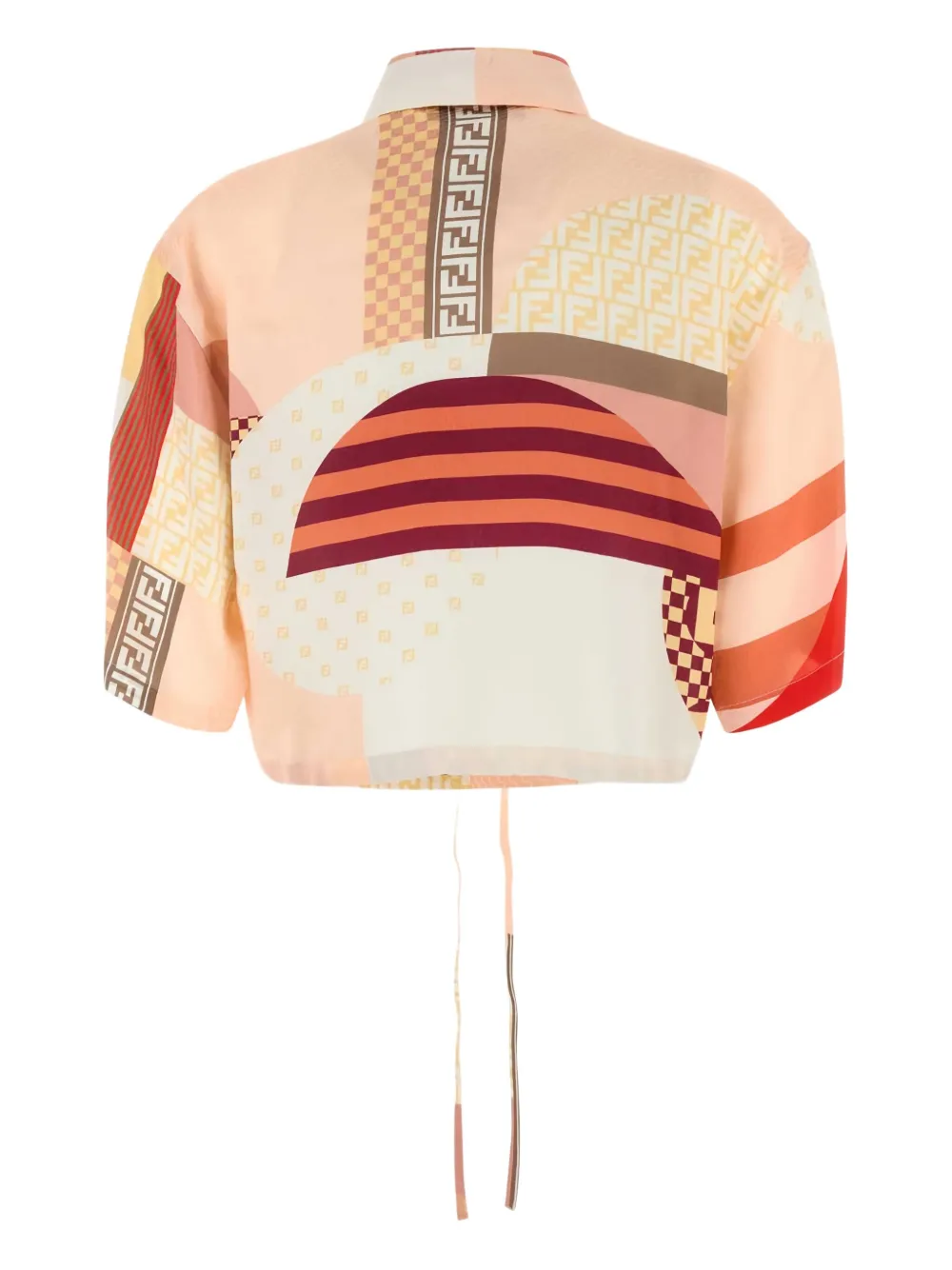 FENDI Blouse met print - Roze