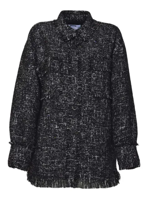 MSGM fringed shirt