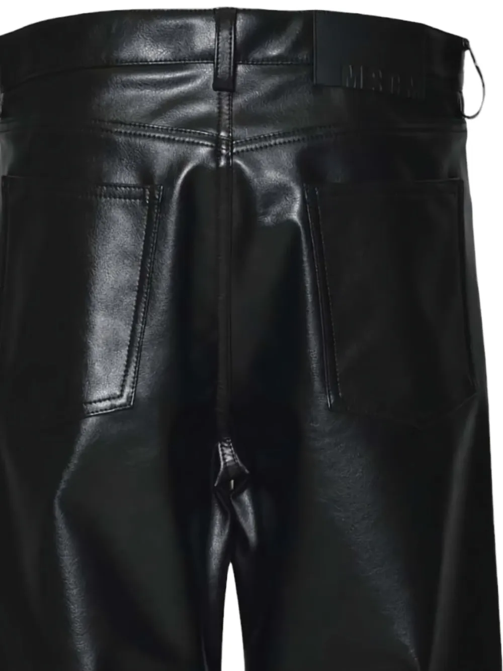 Msgm Panelled Trousers In Black