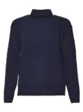 C.P. Company turtleneck lens-pocket sweater - Blue