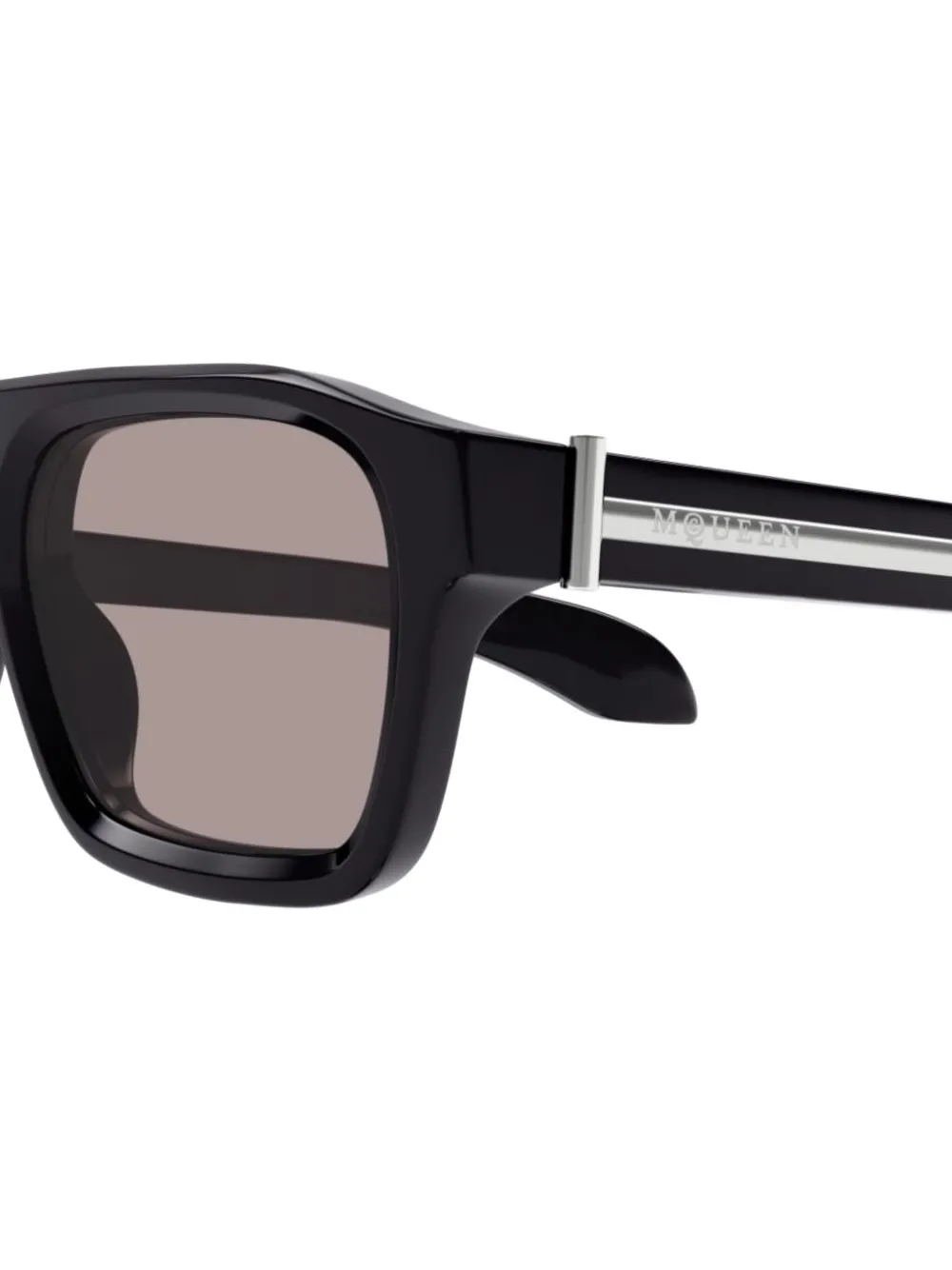 Alexander McQueen Eyewear square-frame sunglasses Zwart