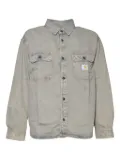 Carhartt WIP logo-patch denim shirt - Blue