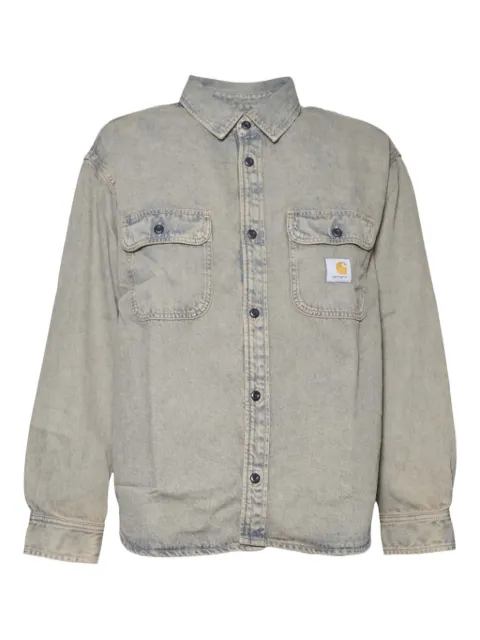 Carhartt WIP logo-patch denim shirt