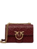 PINKO mini Love Bag leather cross-body bag - Red