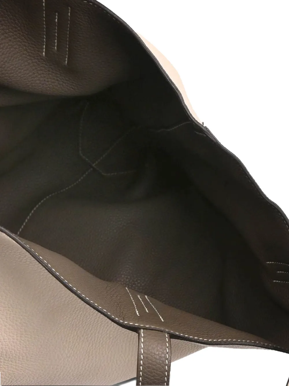 Pre-owned Hermes 2018 Double Sens 36 Leather Tote Bag