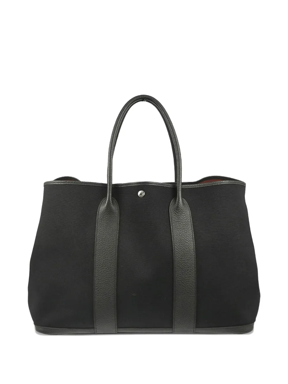 Hermès Pre-Owned 2019 Garden Party TGM canvas tote bag | Black | Image 1