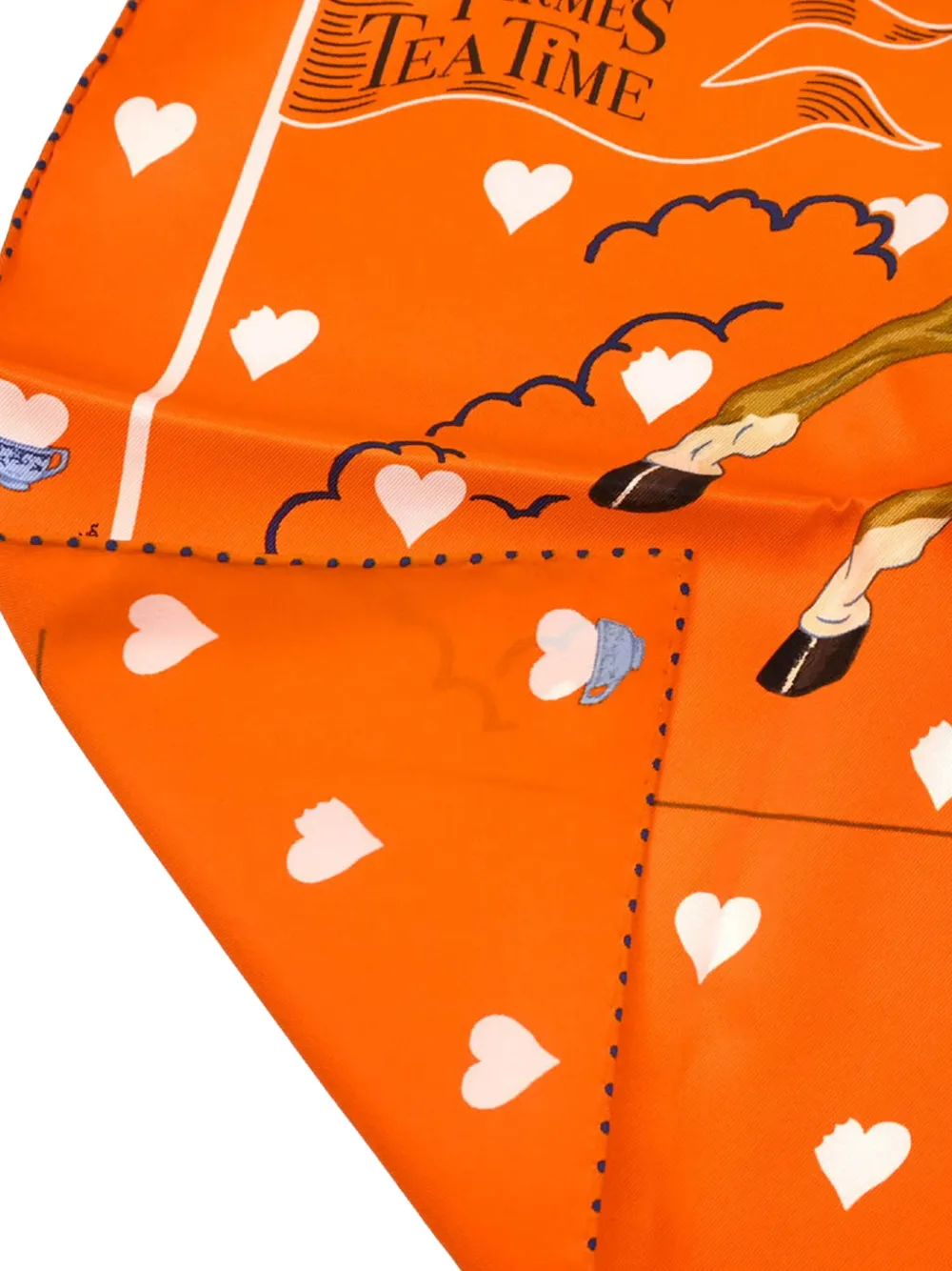 Hermès Pre-Owned mascada Tea Time de seda 2010 | Image 2