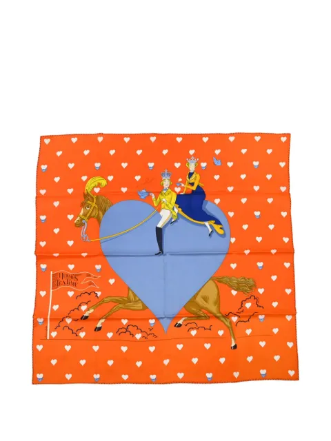Hermès Pre-Owned 2010s Tea Time silk scarf