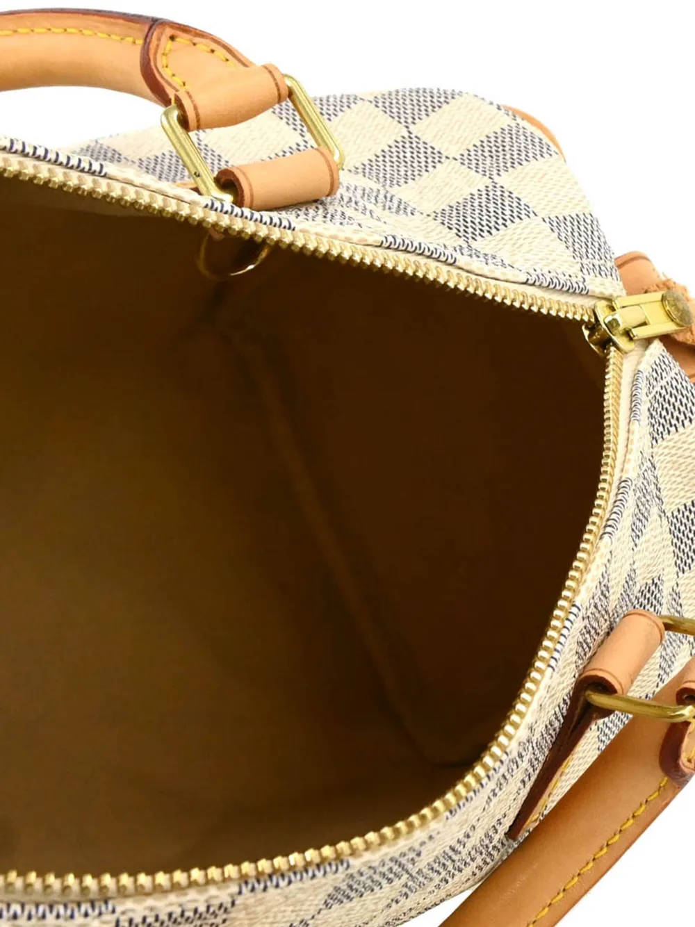 Pre-owned Louis Vuitton 2010 Speedy 25 Handbag In White