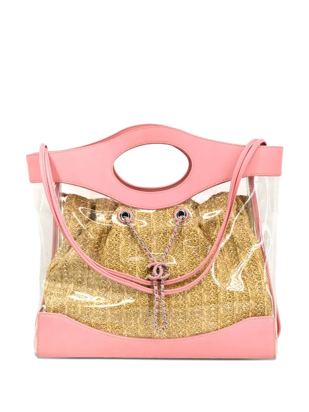 CHANEL Pre-Owned 2019 レザーショルダーバッグ - ピンク CHANEL Pre-Owned 2019 レザーショルダーバッグ - ピンク