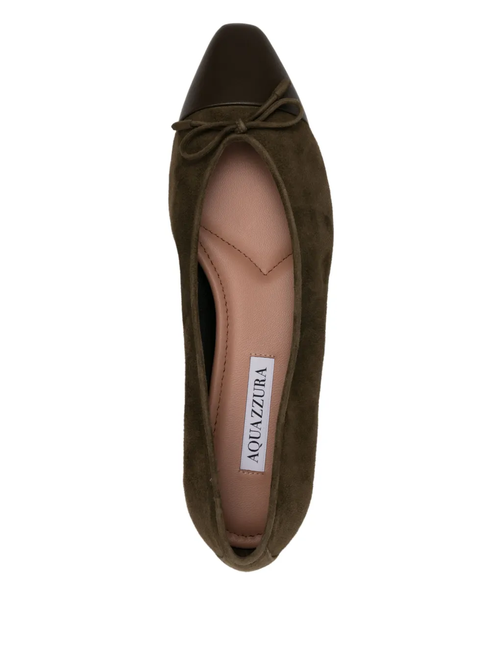 Aquazzura Gioia ballet flats Green