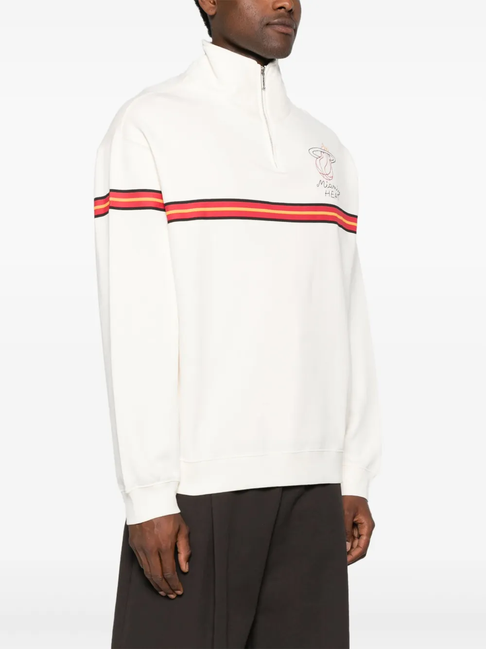 Shop Maison Labiche X Nba Placide Miami Heat Sweatshirt