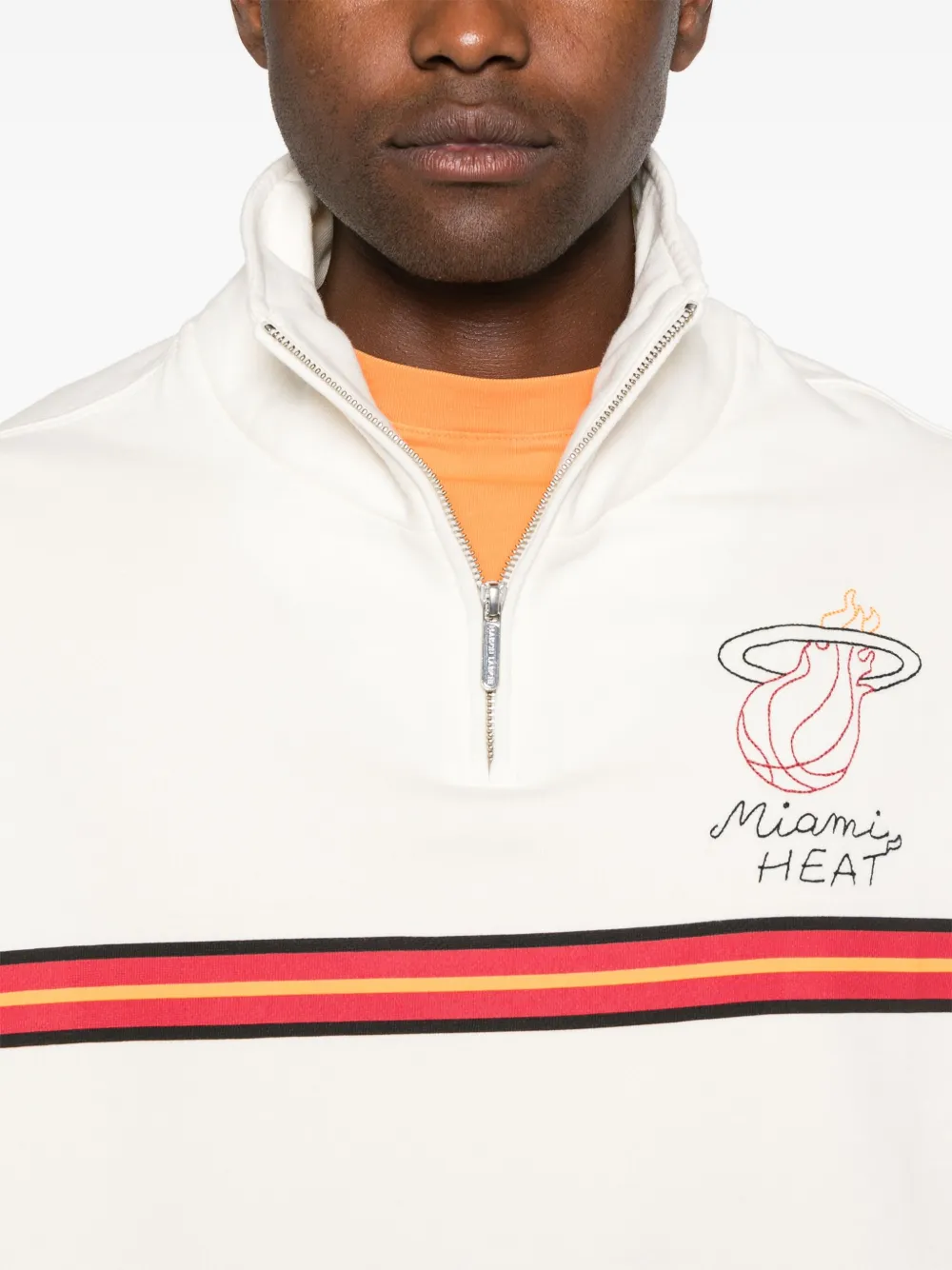 Shop Maison Labiche X Nba Placide Miami Heat Sweatshirt