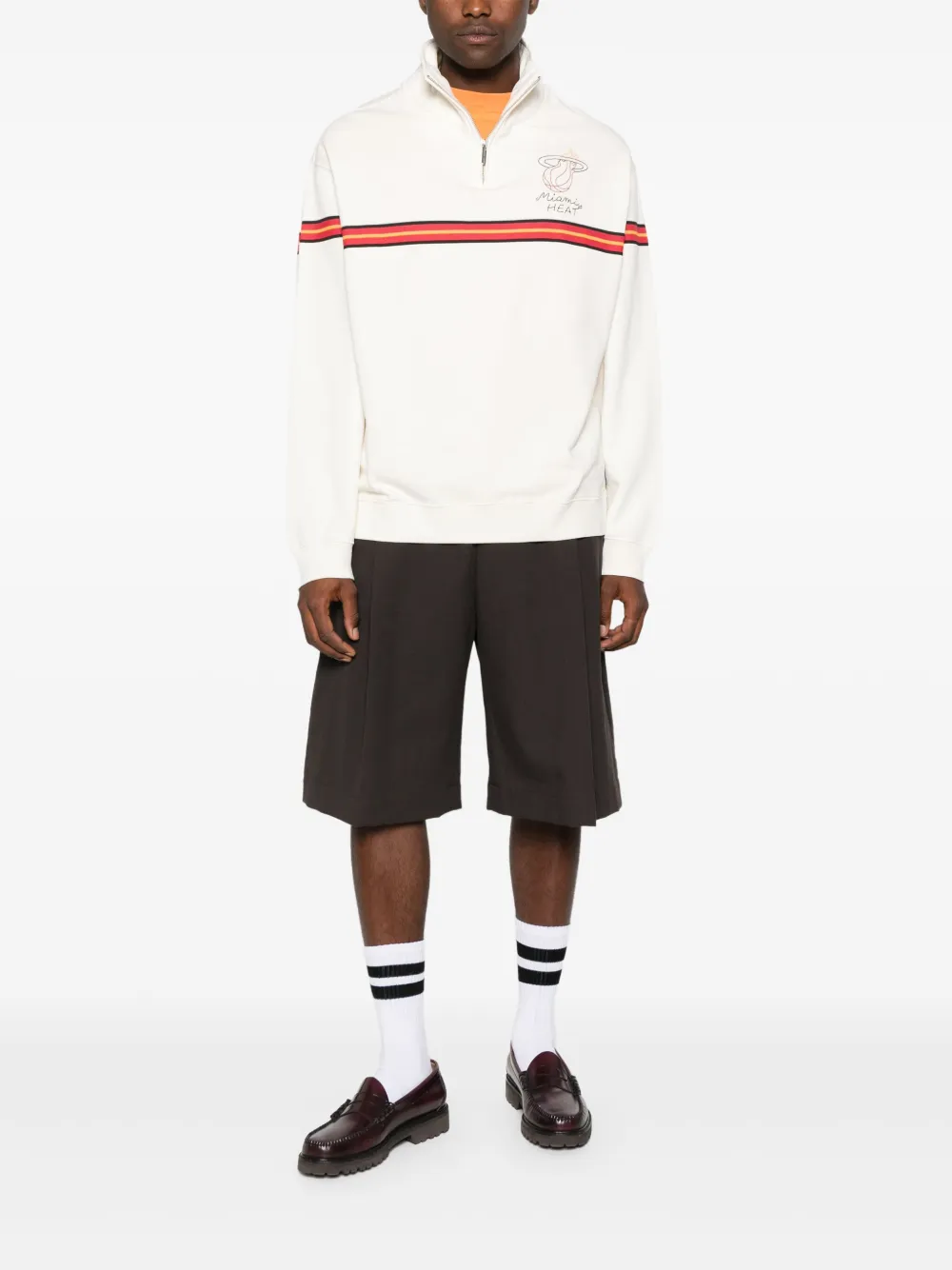 Maison Labiche x NBA Placide Miami Heat sweatshirt - Wit