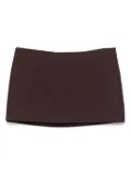 KHAITE Jett mini skirt - Purple