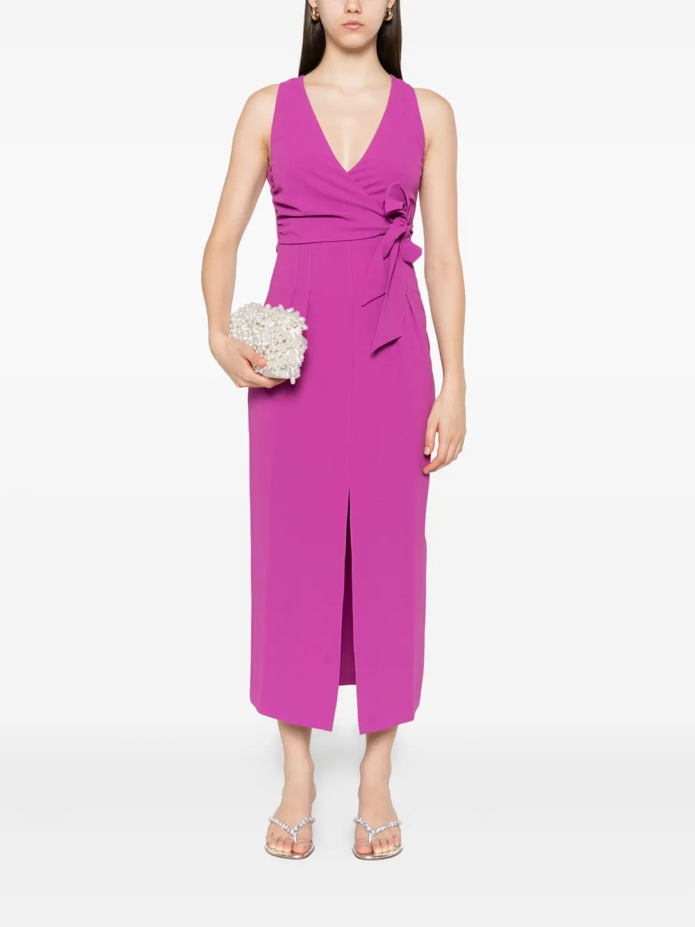 Patrizia Pepe wrap-front midi dress | Cocktail & Party Dresses | Image 2