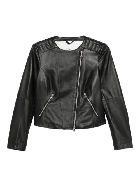 Patrizia Pepe quilted leather jacket