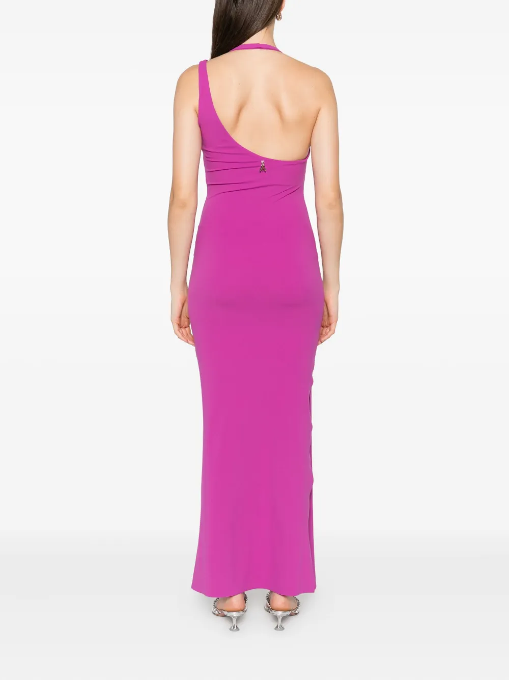 Patrizia Pepe Maxi-jurk met halternek Paars