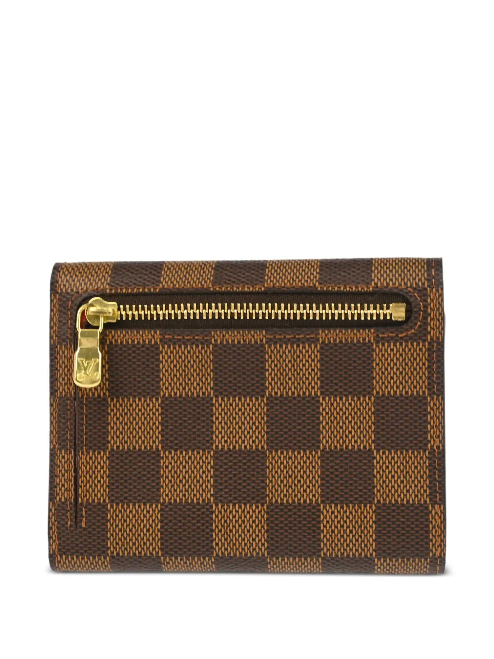 Louis Vuitton Pre-Owned 2005 Damier Check Gold clasp wallet | Image 2