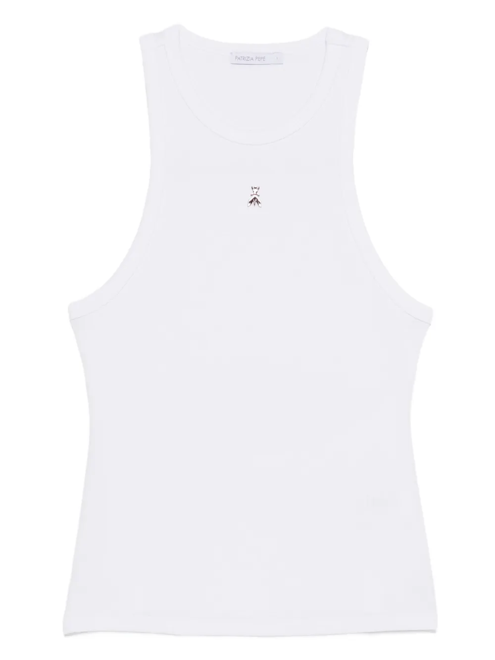 Patrizia Pepe Top met uitgesneden detail Wit