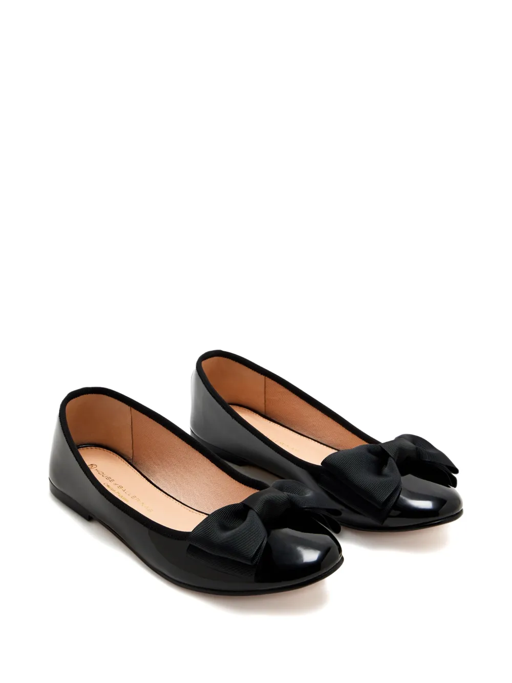 HOUSE OF BALLERINAS Eugenie ballet flats - Zwart