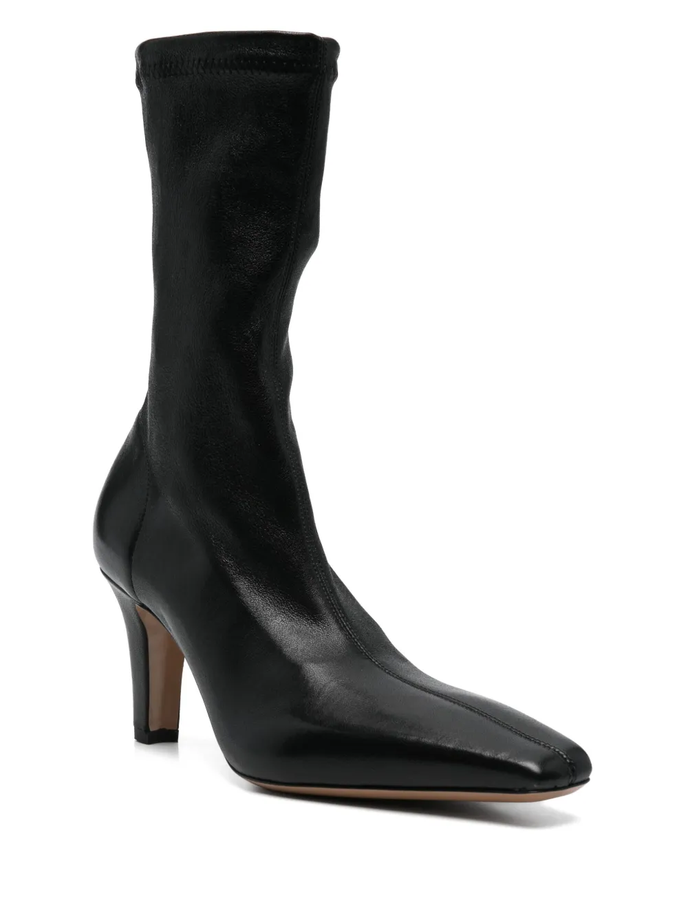 Paris Texas 80mm leather boots Black