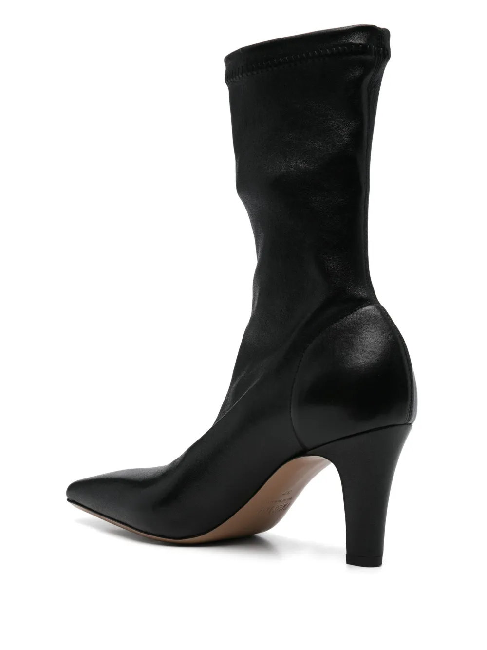Paris Texas 80mm leather boots Black