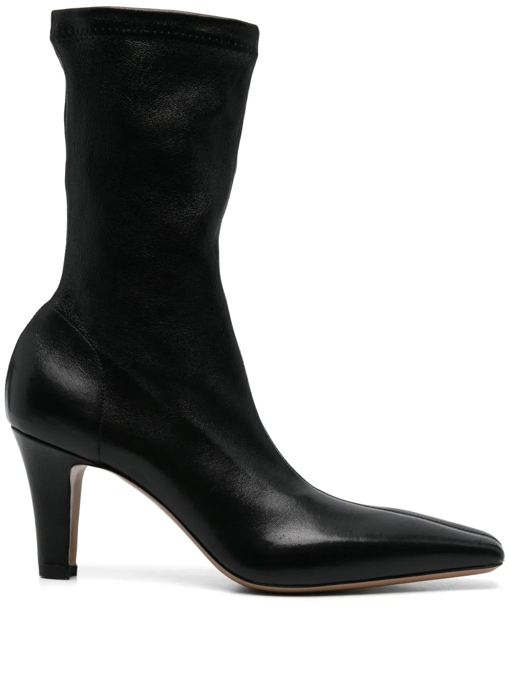 Paris Texas 80mm leather boots Black