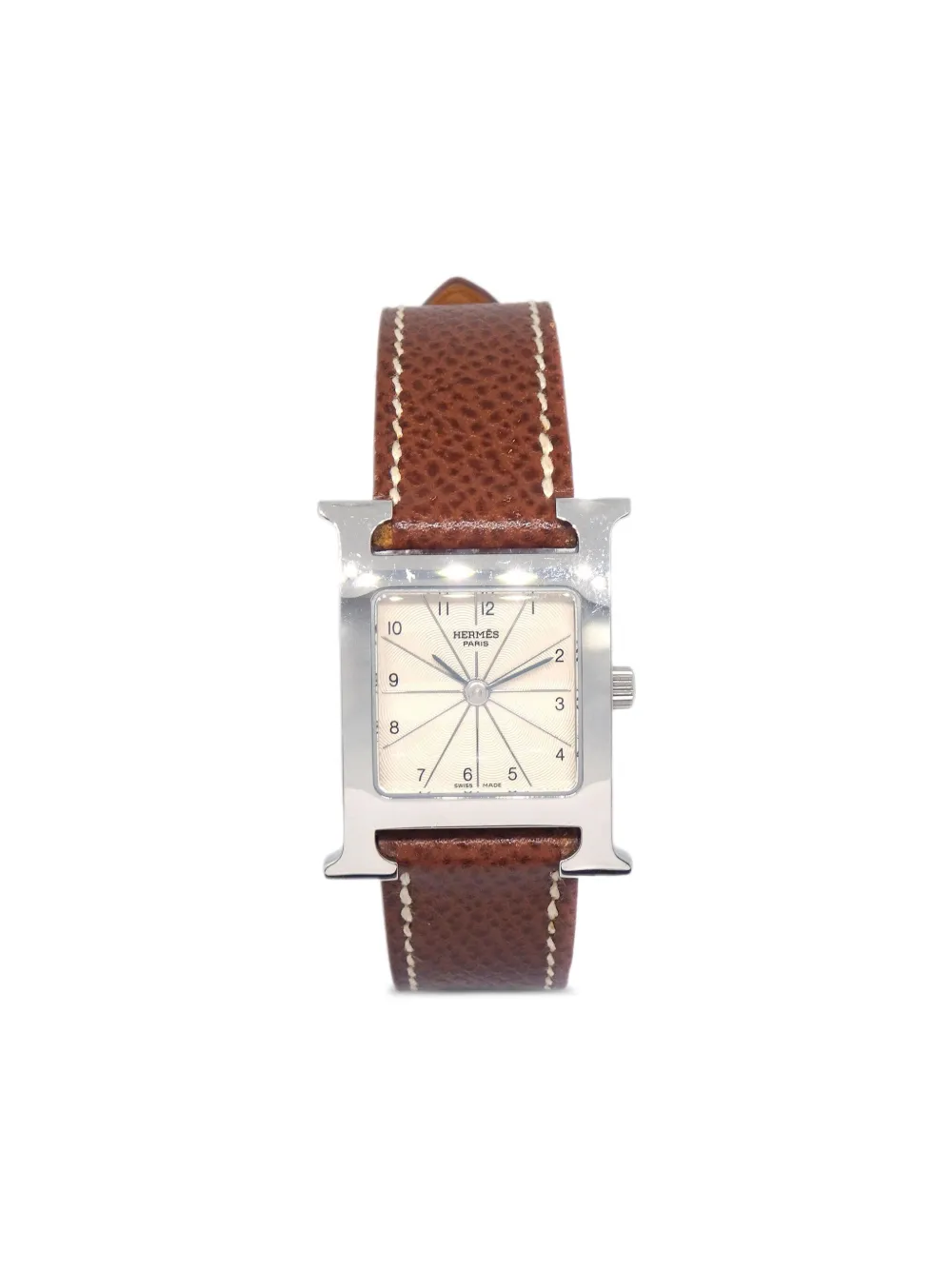Hermès Pre-Owned 2003 Couchevel H 21mm | White | Image 1