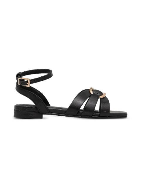TWINSET Kids buckle-detail leather sandals