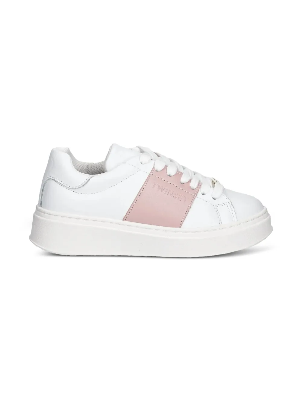 TWINSET Kids Leren sneakers Wit