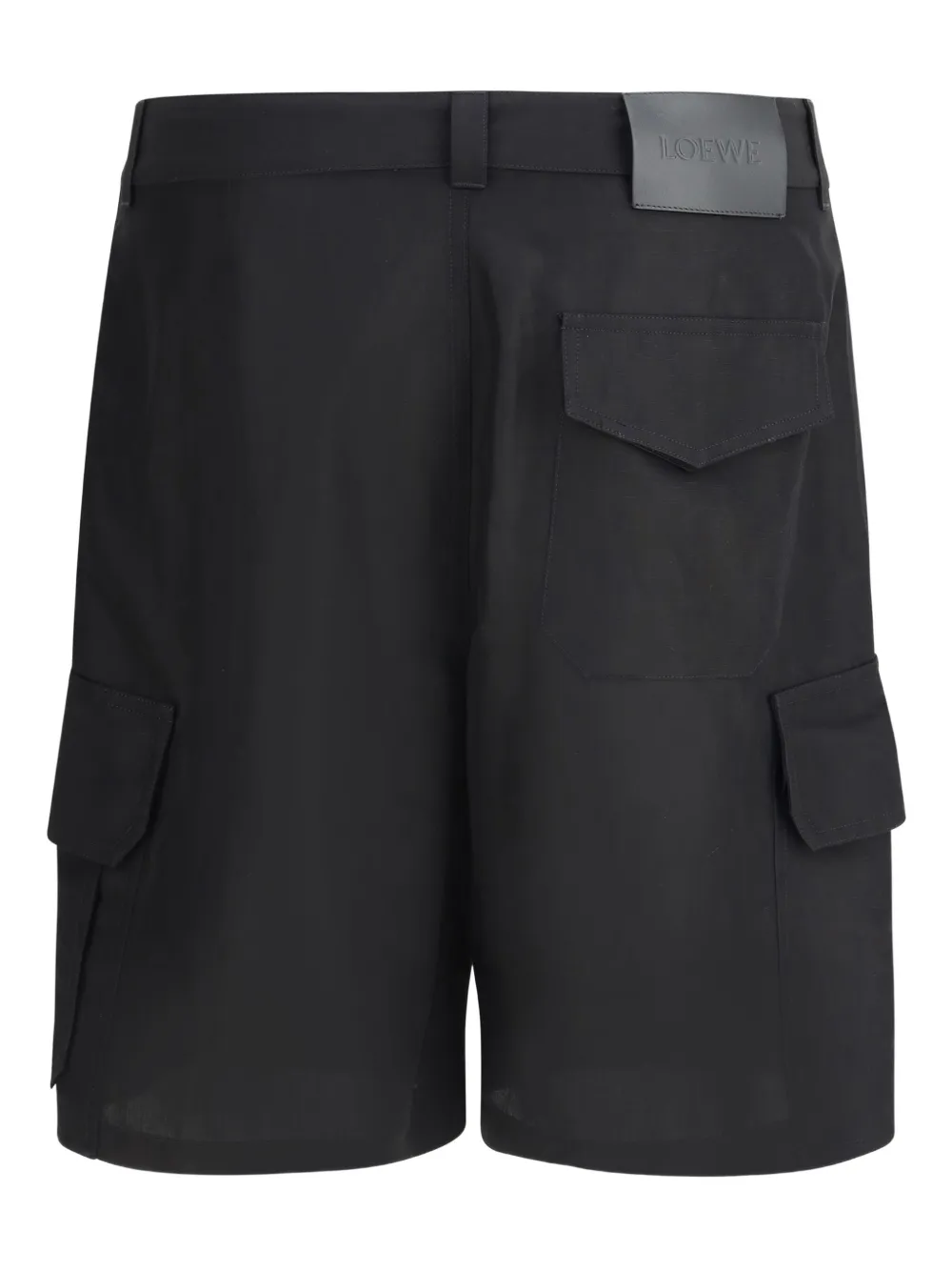 LOEWE Shorts met cargo zak - Zwart