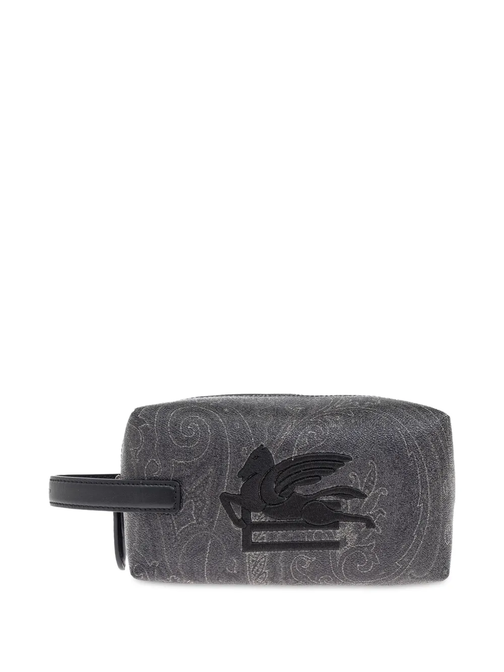 paisley-pattern wash bag