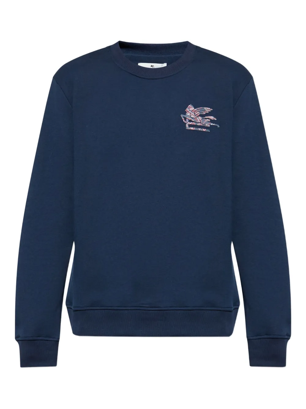 logo-embroidered sweatshirt