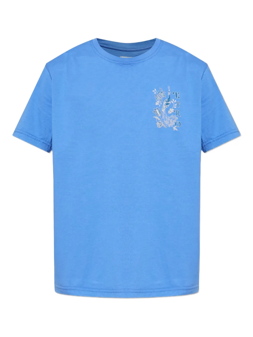 ETRO logo-print T-shirt | Blue | Image 1