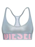 Diesel Zaira-D-Pop metallic racerback bikini top - Blue