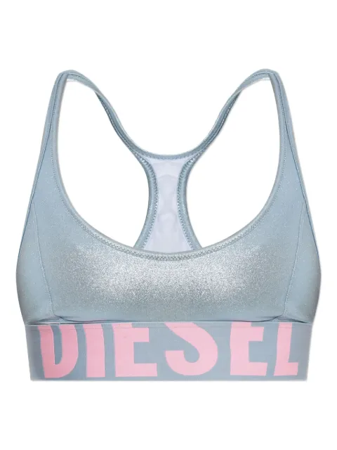 Diesel Zaira-D-Pop metallic racerback bikini top