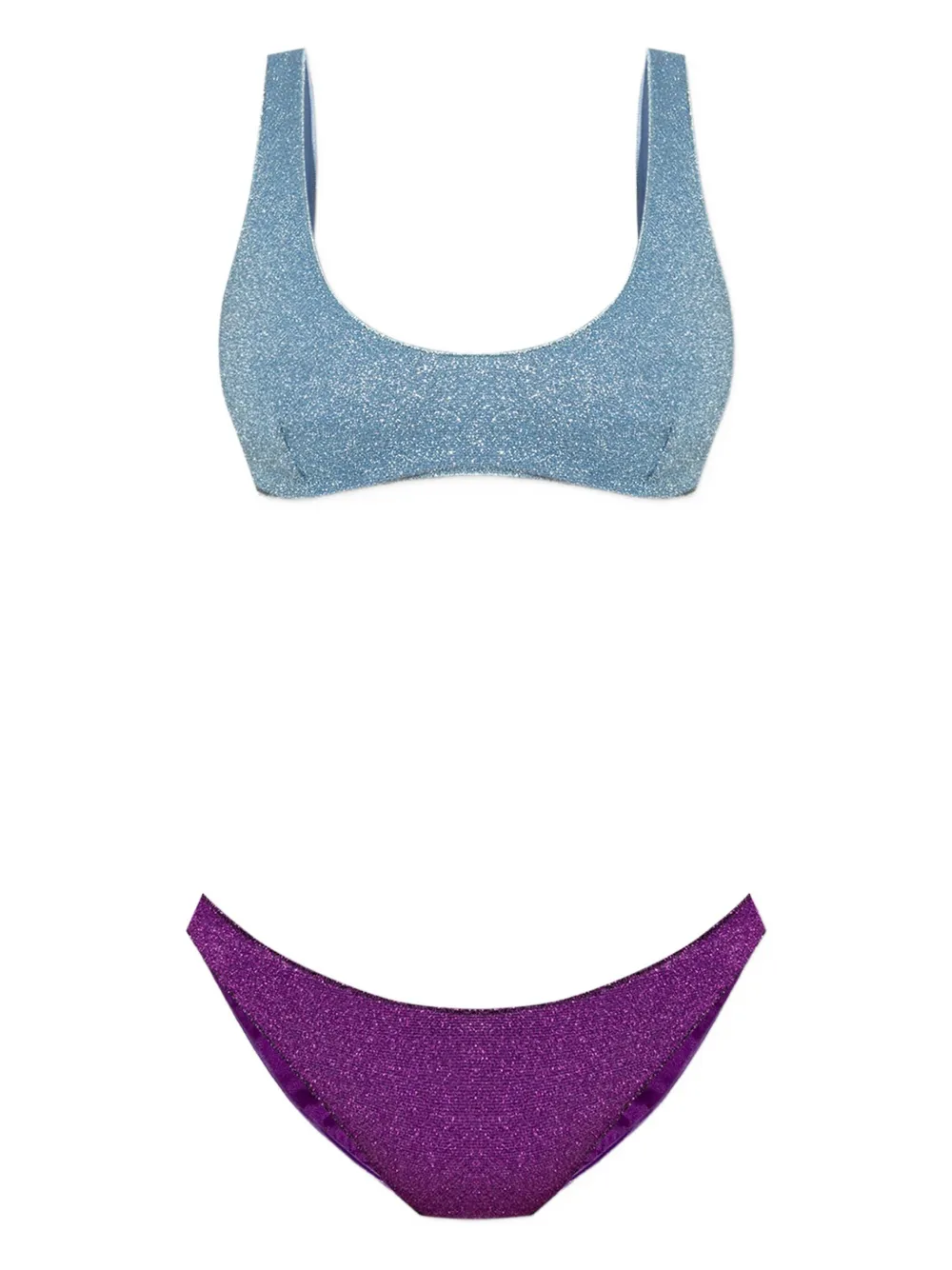 Oséree glitter-detailing bikini | Blue | Image 1