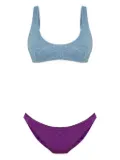 Oséree glitter-detailing bikini - Blue