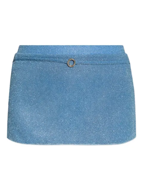Oséree glitter-detailing mini skirt