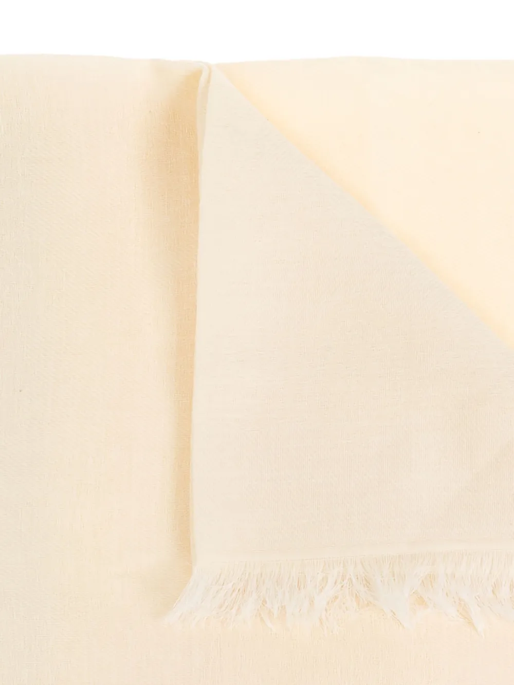 ETRO frayed-edge scarf - Beige