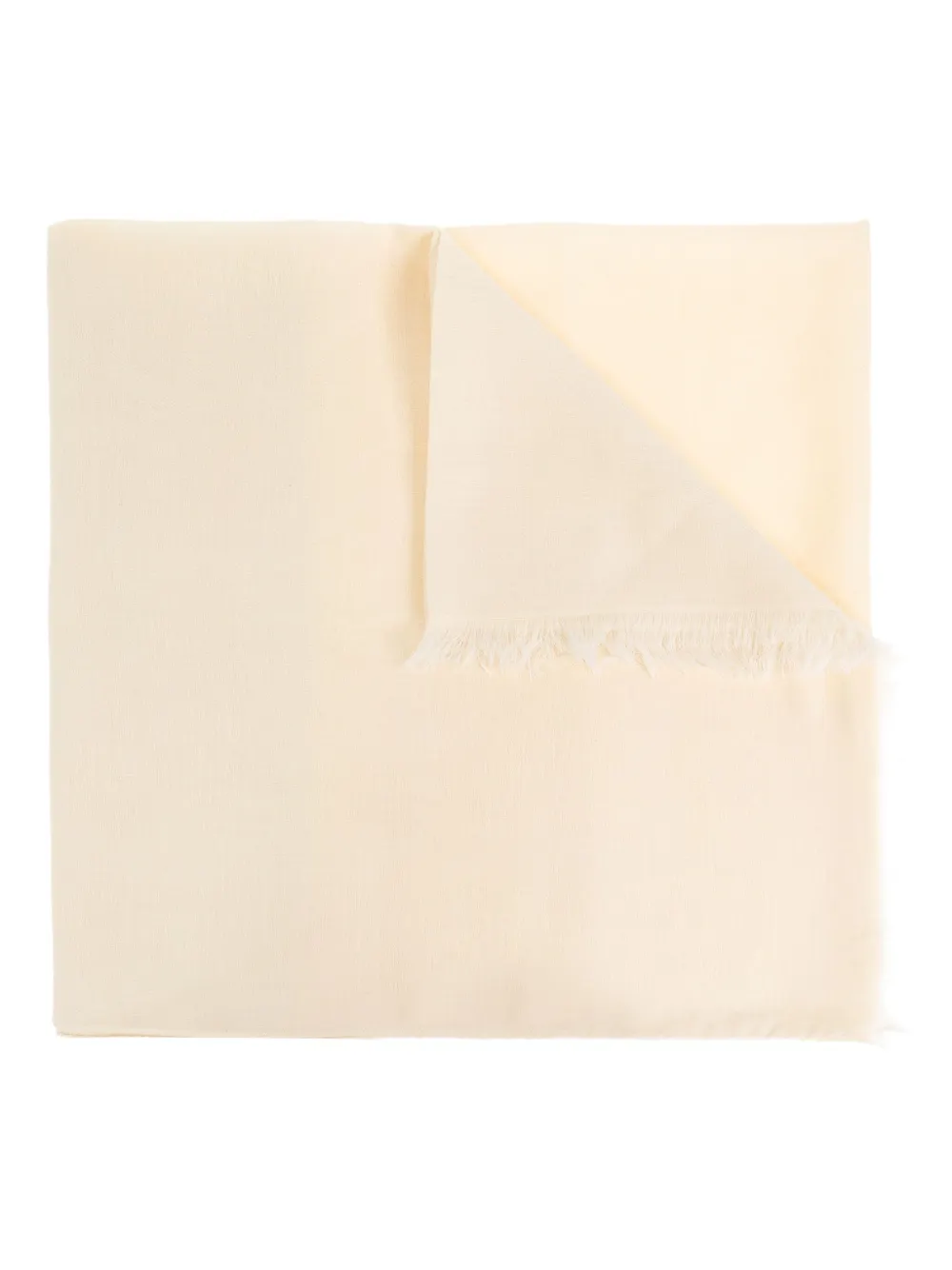 ETRO frayed-edge scarf Beige