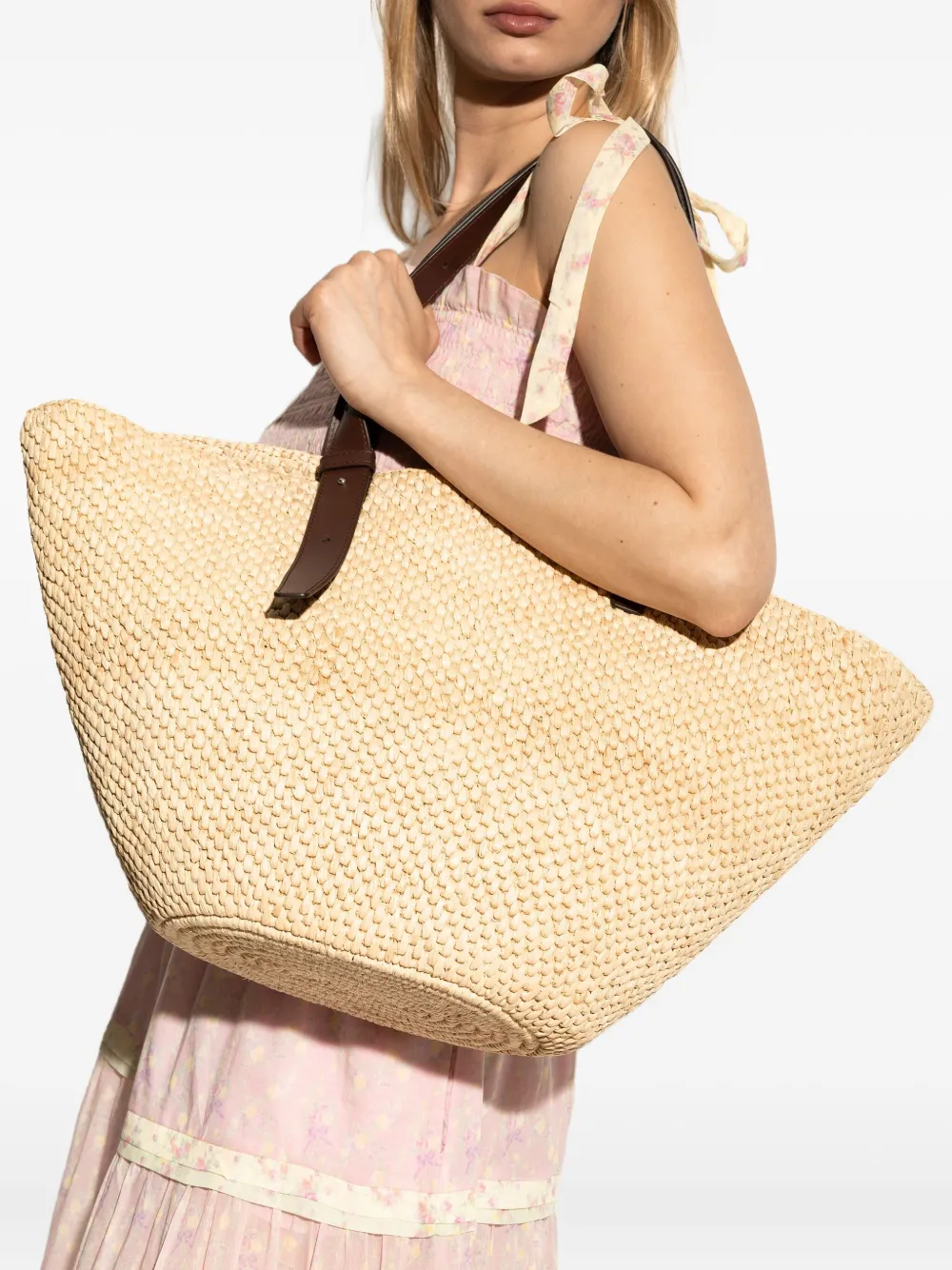 LIE STUDIO Bianca tote bag - Beige