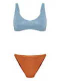 Oséree sparkling two-tone bikini - Blue