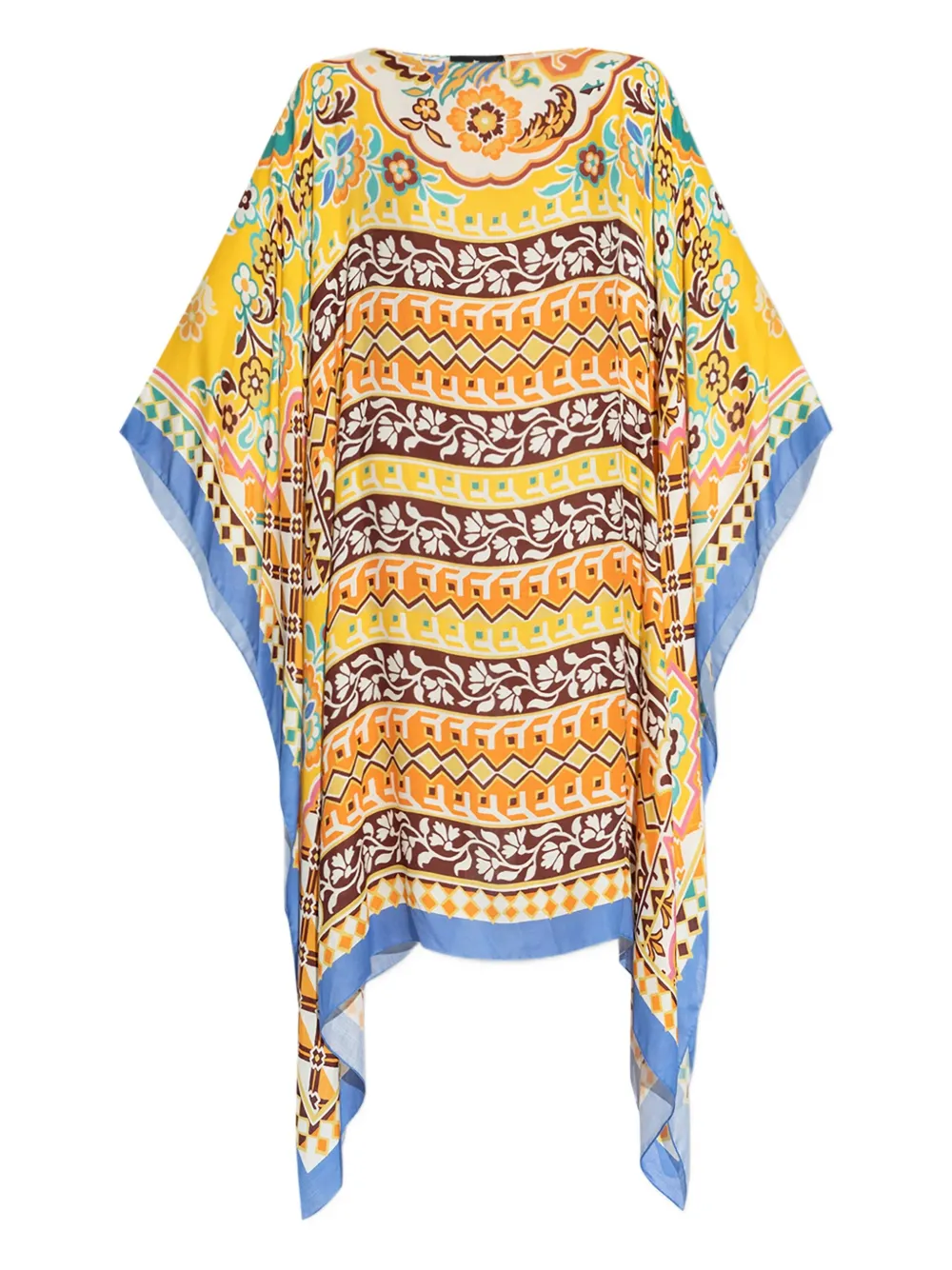 ETRO floral-print beach dress Geel