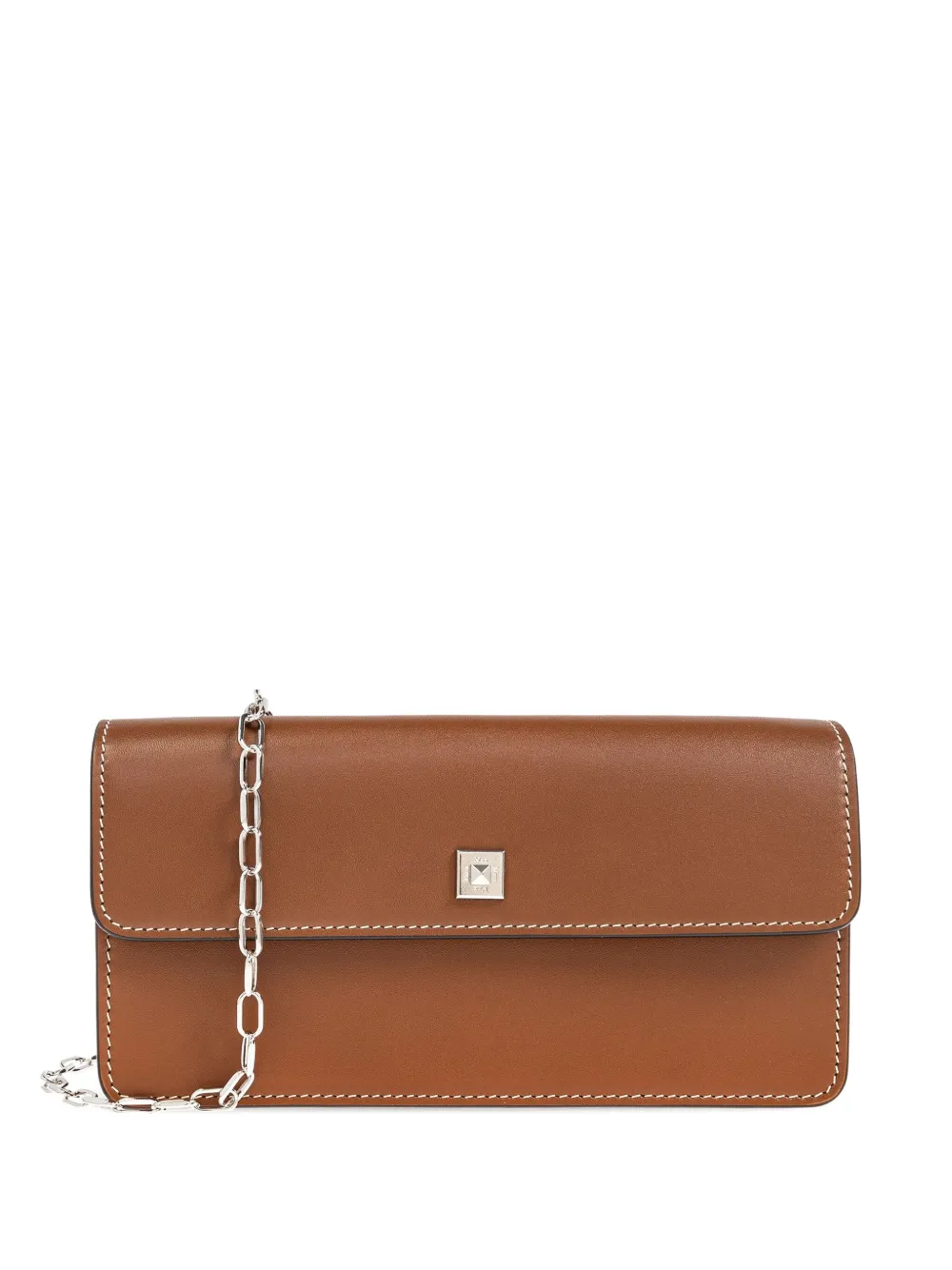 Max Mara Clutch Clutchy in pelle - Marrone