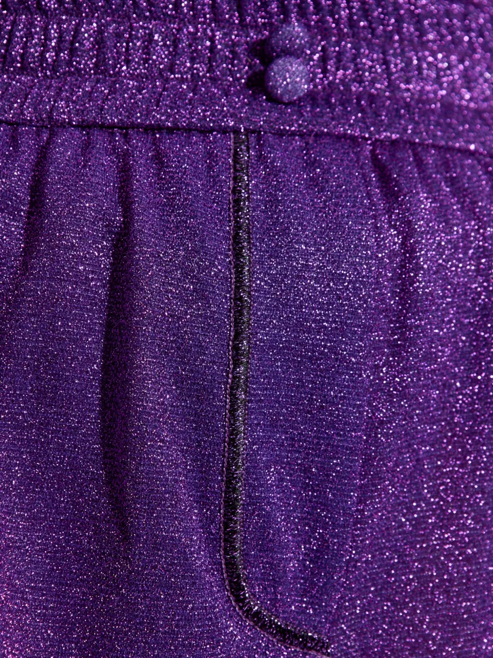Shop Oseree Lumière Lurex Shorts