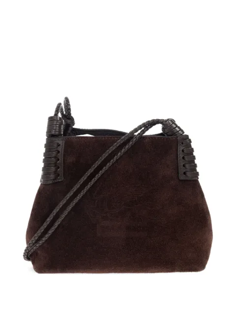 ETRO suede shoulder bag
