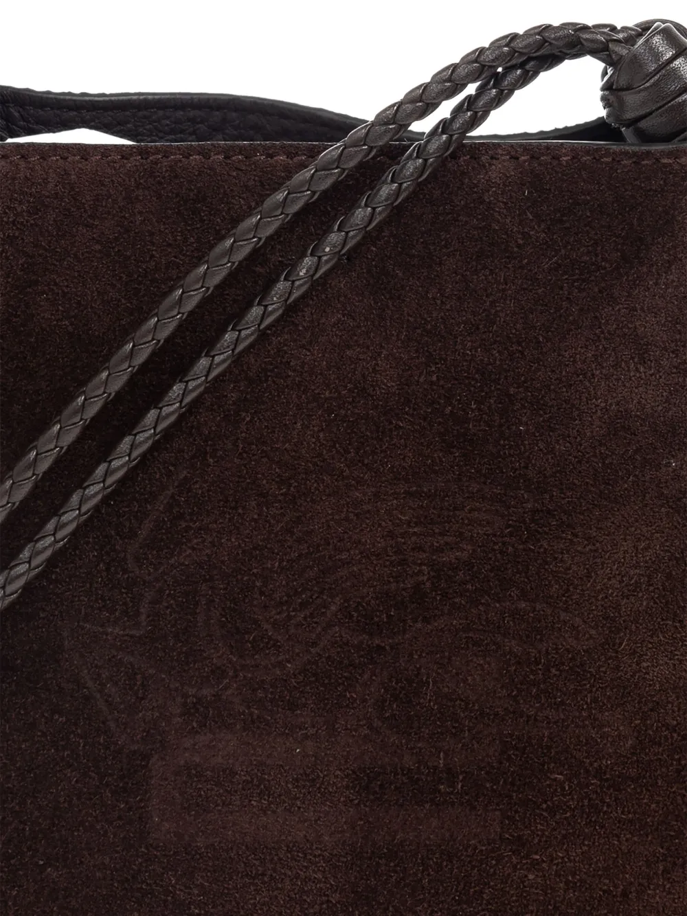 ETRO Suède schoudertas Bruin